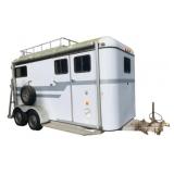 1983 Classic Aluminum Trailer Corp Horse Trailer