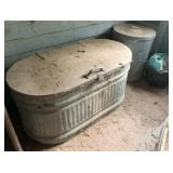 Vintage Water Trough w/ lid & more