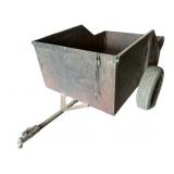 Metal Dump Style Pull-Behind Trailer
