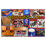 Stokes: Estate MCM Furniture - Antiques - Harley Davidson Collectibles