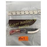 Custom made Damascus blade Hunting knife with tool
