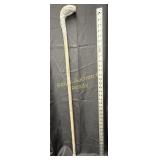 Natural wood, crook handle cane