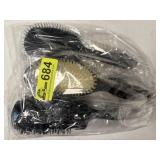 5 piece Go2 Beauty Brush and comb set