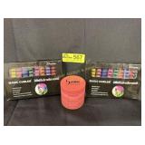 2- Magic Curlers & Music Flower 5 color Blusher