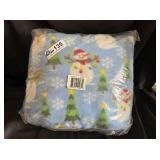 Winter Snowman Blanket - New in Bag UNKNOWN Size