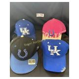 Lot of 4 ball caps 2 Colts 2 UK SEE PHOTOS