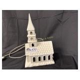 Ceramic, light up Church