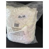 White 3D rose & Sherpa throw, Appears New