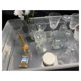 Box lot of Misc. glassware, including 2, 4 piece