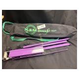 K & M Music Stand (purple) in carrying bag