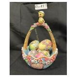 Jim Shore Heartwood Creek 'Biddle Basket'