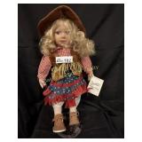 Duck House Heirloom Dolls Jamie Cowgirl doll