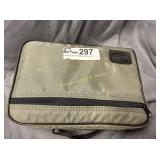 Soft Sided Gray bag of cassettes