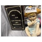 Vintage Porcelain boy night light