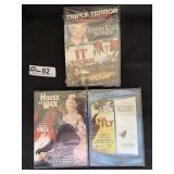 Mixed lot of 4 HORROR DVD's