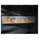 Laundry Wooden sign