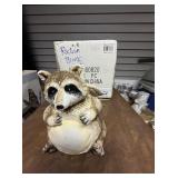 Raccoon Coin Bank
