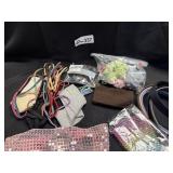 1 gallon bag of Hair/Head accessories, head bands,