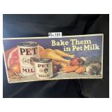 Vintage Aluminum Sign, See Photos for Details