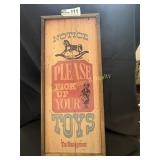 Vintage WOOD Sign, See Photos for Details