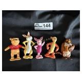 5- Vintage PVC Disney Winnie the Pooh charters