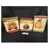 3 piece Cracker Barrel lighting, 2 night lights