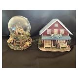 Musical Glass 'Snow Globe' with Cattle &