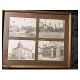 4 ini 1 framed Historic pictures/prints
