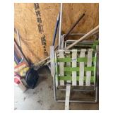 Patio Chairs, Chemicals, Fire Extensior