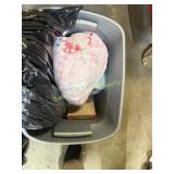 Tote with Wreaths & Misc Contents