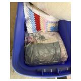 Tote of Blankets, Afgan