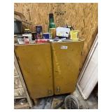 Cabinet with Contents, Small Dresser