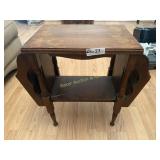 Vintage Magazine rack and table