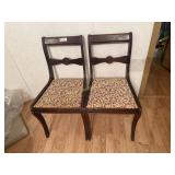2- Vintage Duncan Phyfe style chairs
