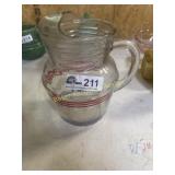 Anchor Hocking 'Betsy Ross' Glass Pitcher