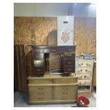 Filing Cabinet, Desk & Dresser