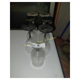 Lot of 7 misc. stemware glasses