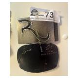 2 belt buckles 'Rock and Republic'