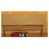 Full size blonde wood Headboard