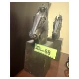2 Horse Head bookends