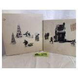 "Childe Pond and Skaters" and Accessory from