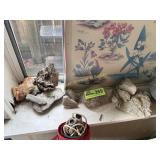 Rock Collection in Window