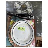 Plates, Tablecloth, Candles