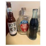 Coca-cola, Log Cabin jar & New Orleans Beer