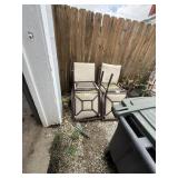 4 patio chairs