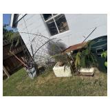 Scrap behind garage