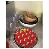 Plates, Stemware & Bowl - Misc. Estate glassware