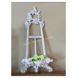 Vintage white photo stand