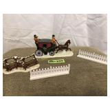 "Dover Coach" and fence sections from the