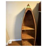 wooden Canoe 3 shelf unit